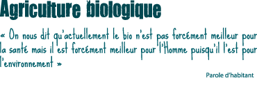 L'Agriculture Biologique