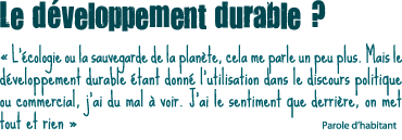 Le Développement Durable